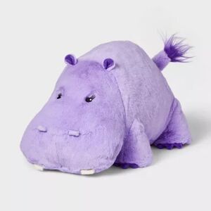 8'' Hippo Stuffed Animal - Gigglescape